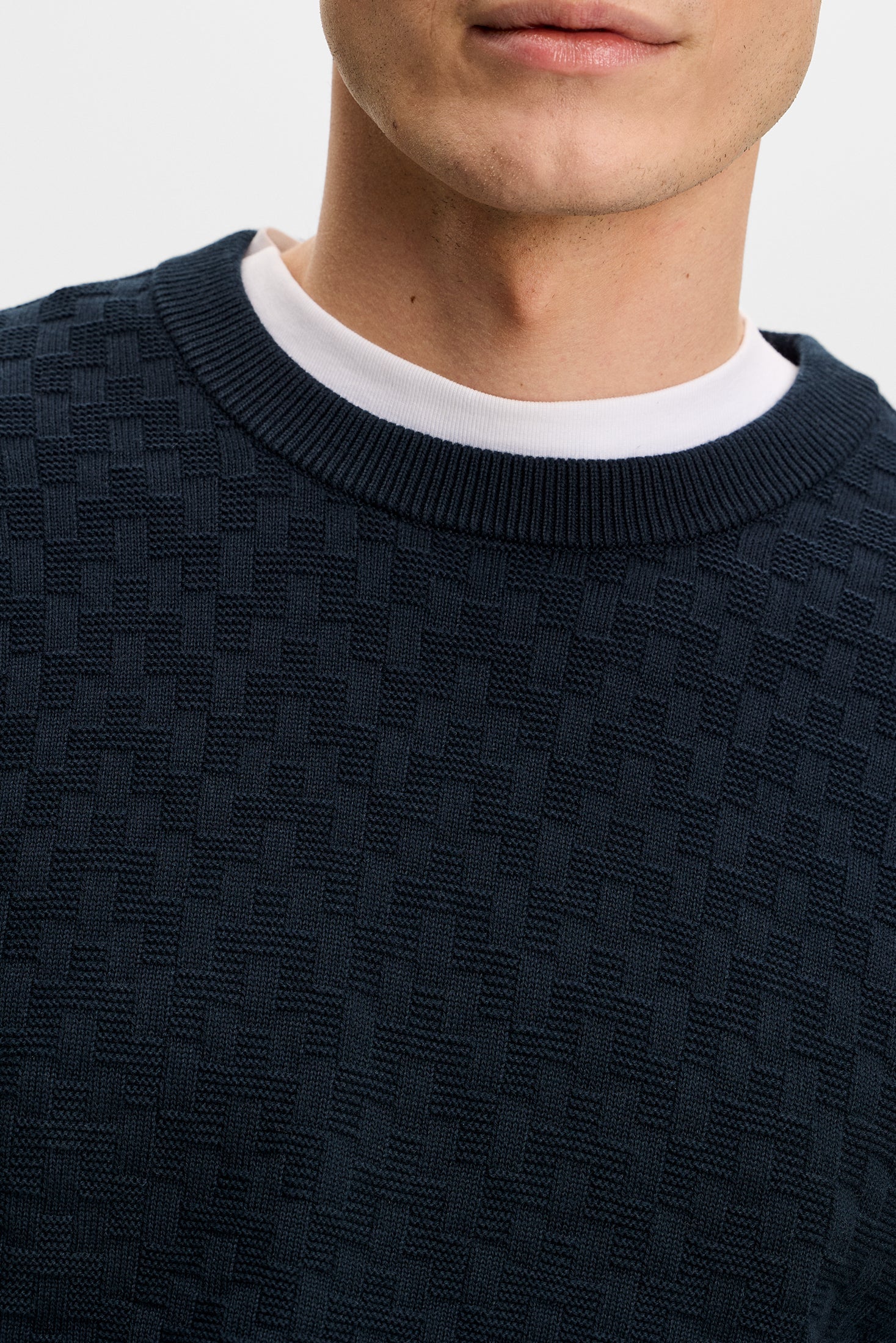 J.Lindeberg Arthur Knit Org Cotton, Jl Navy