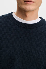 J.Lindeberg Arthur Knit Org Cotton, Jl Navy