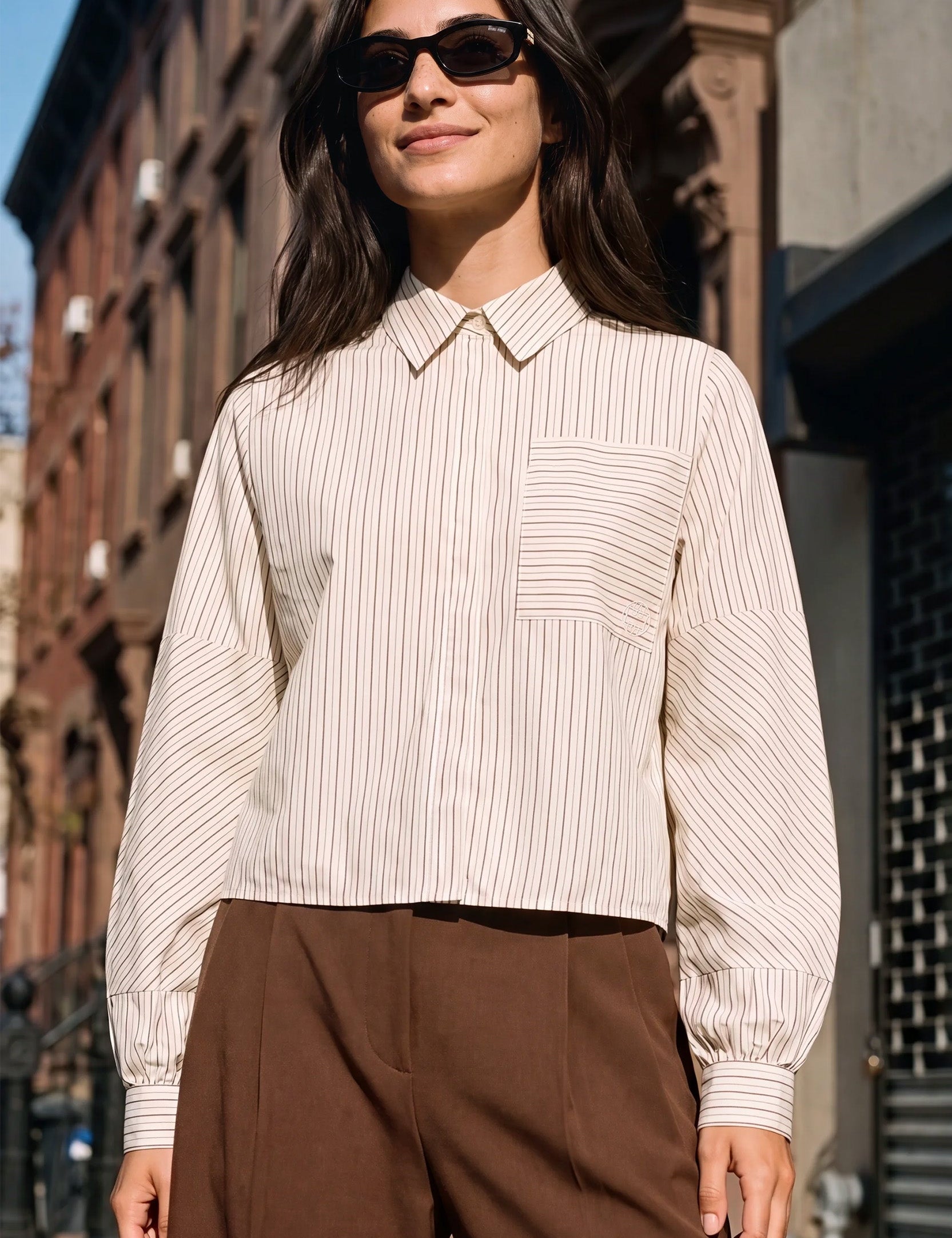 LR-TESS 1 - SHIRT 1185C STAR STRIPE OFFWHITE