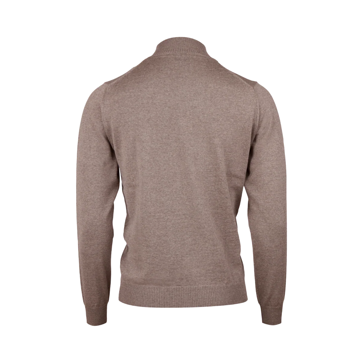 SWEATER KNITTED HALF ZIP MERINO WOOL