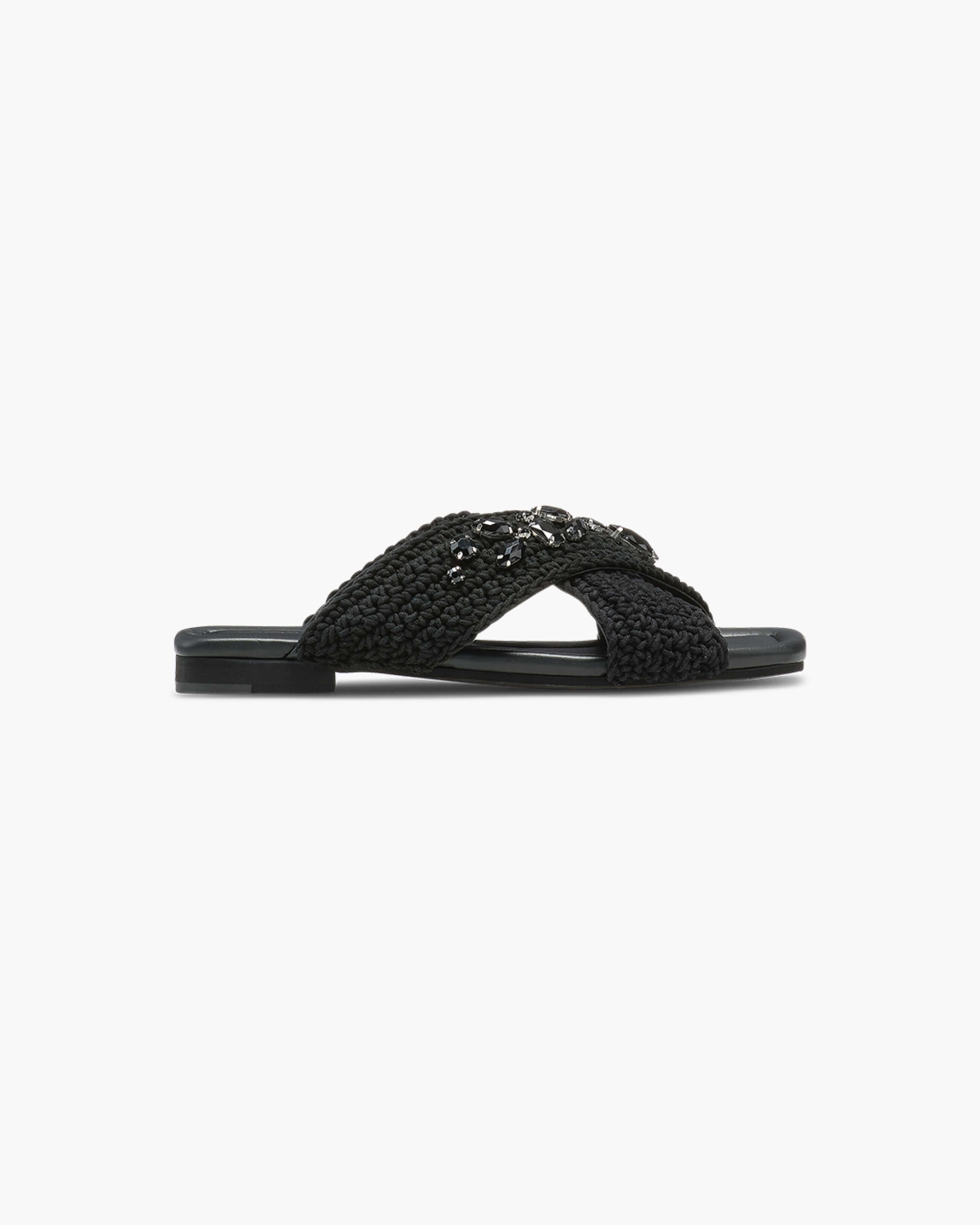 Inuikii Woven Crossed Stones Black