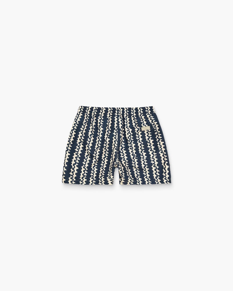 Scribble Swim Shorts – BLUE