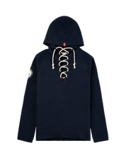 Amundsen Boiled Hoodie Laced Faded Navy