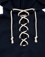 Amundsen Boiled Hoodie Laced Faded Navy