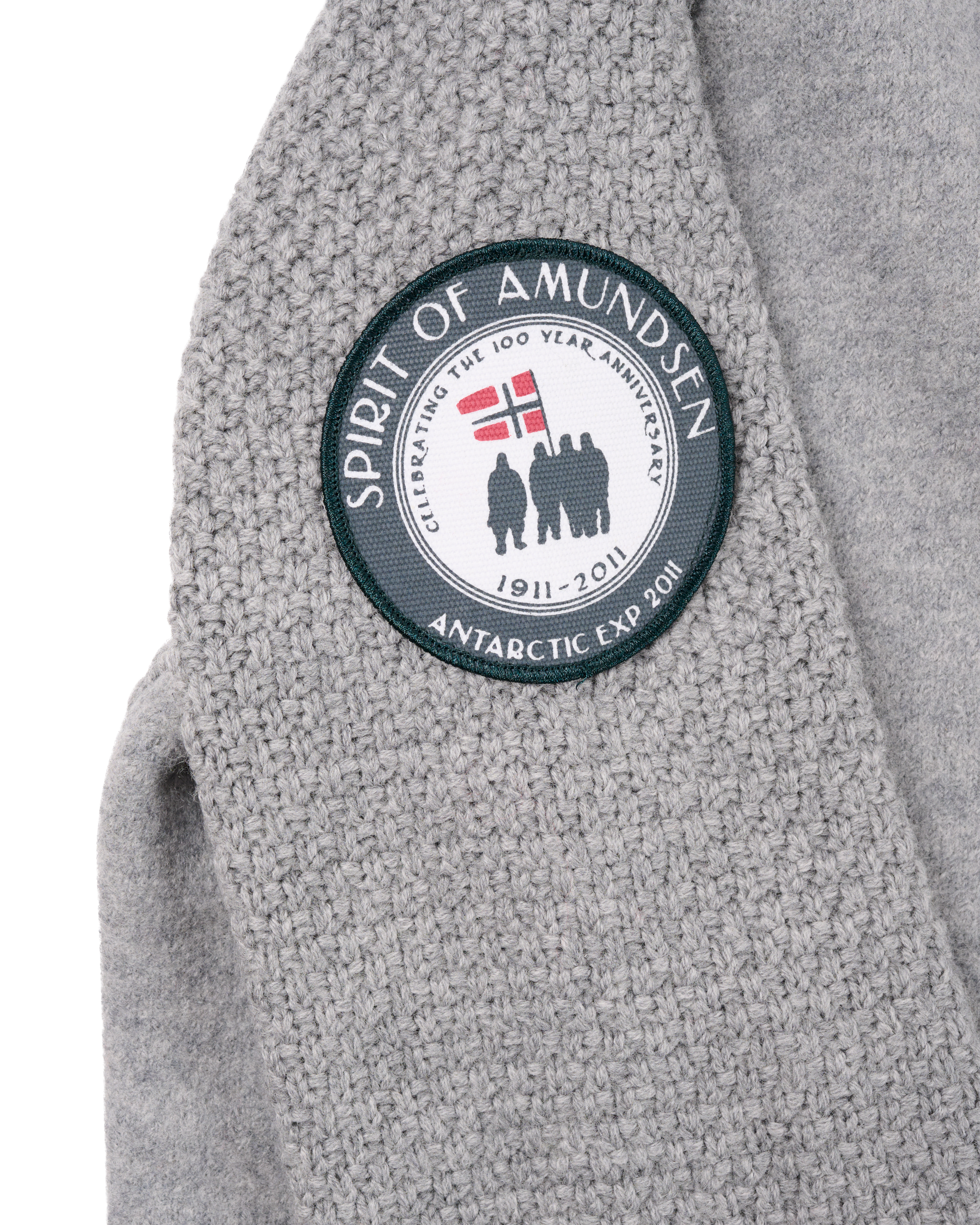 Amundsen Boiled Hoodie Laced Light Grey