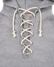 Amundsen Boiled Hoodie Laced Light Grey