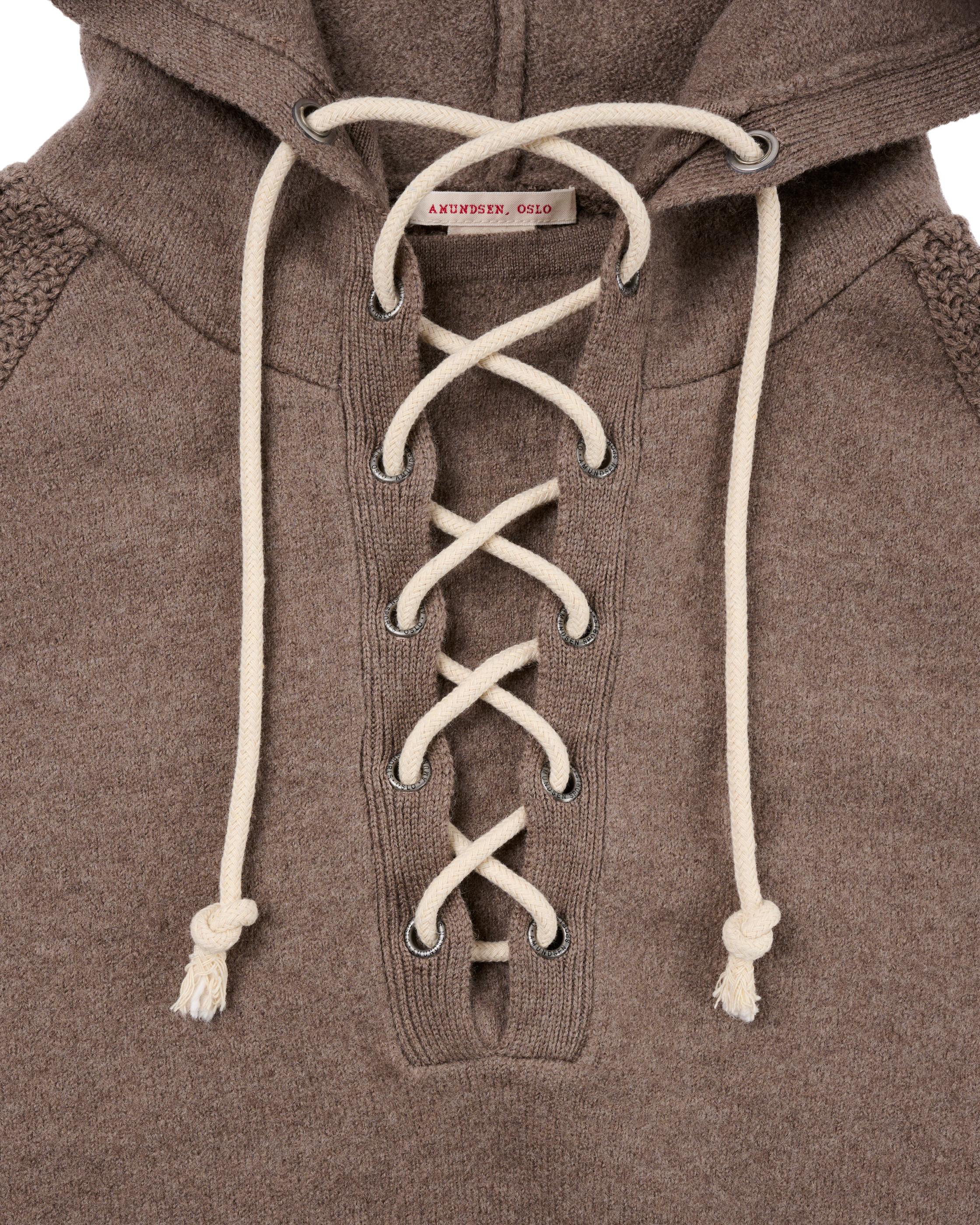 Amundsen Boiled Hoodie Laced Dark Desert