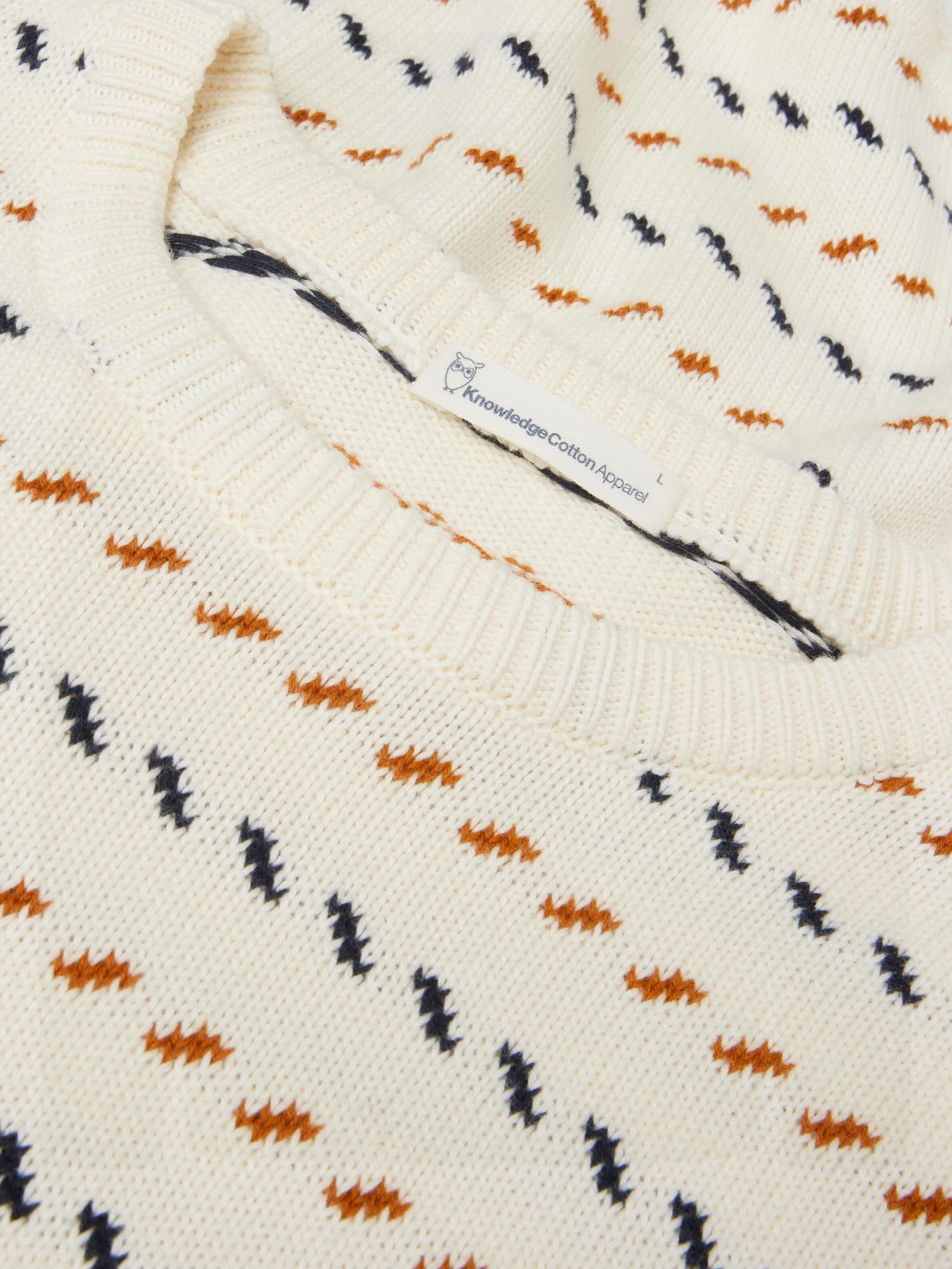 ORGANIC COTTON JACQUARD KNIT