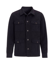 SAFARI SHIRT JACKET 210 NAVY