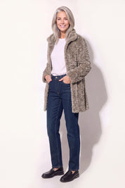 House of Saki Marcy Coat 10900 IVORY