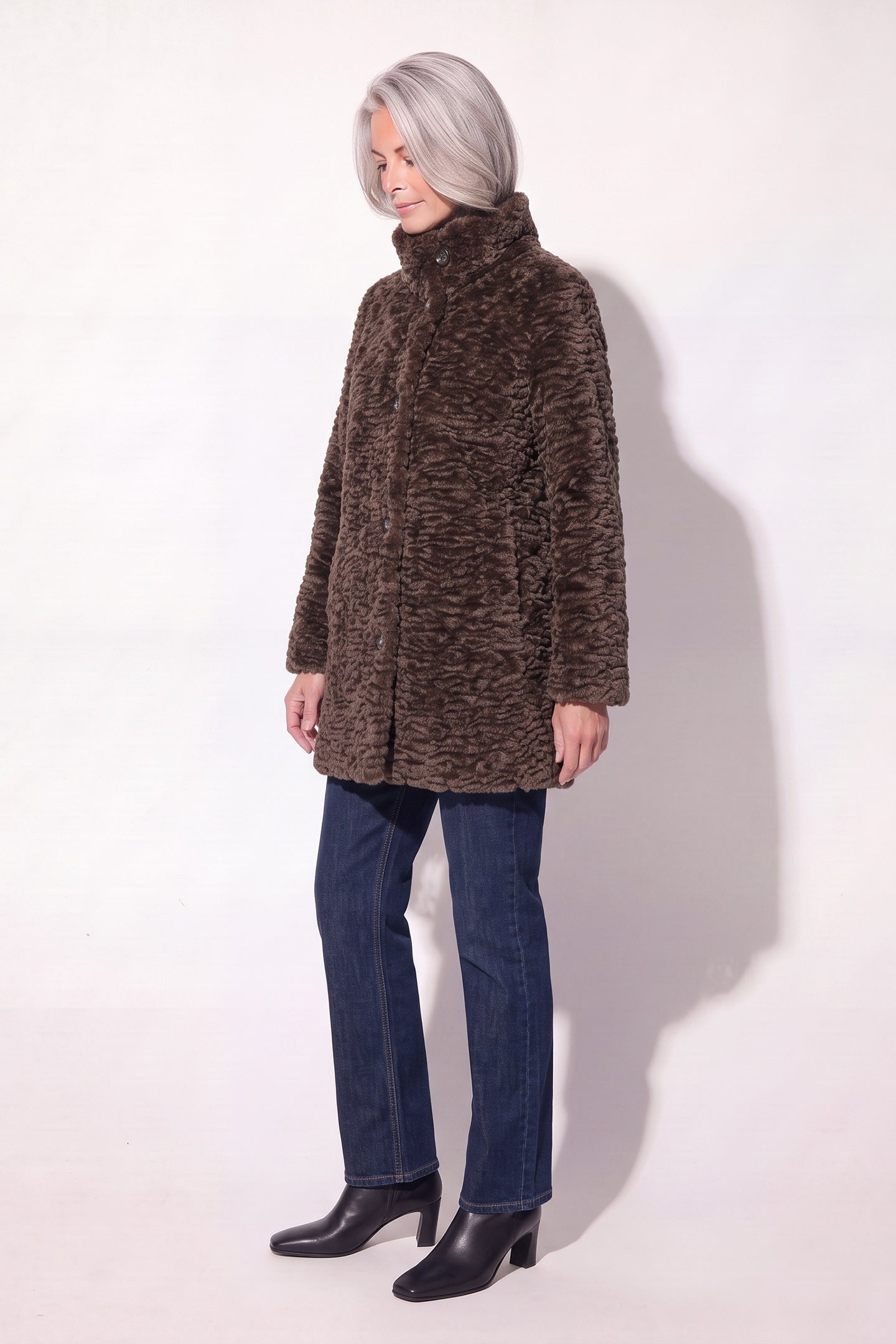 House of Saki Marcy Coat 12500 TAUPE
