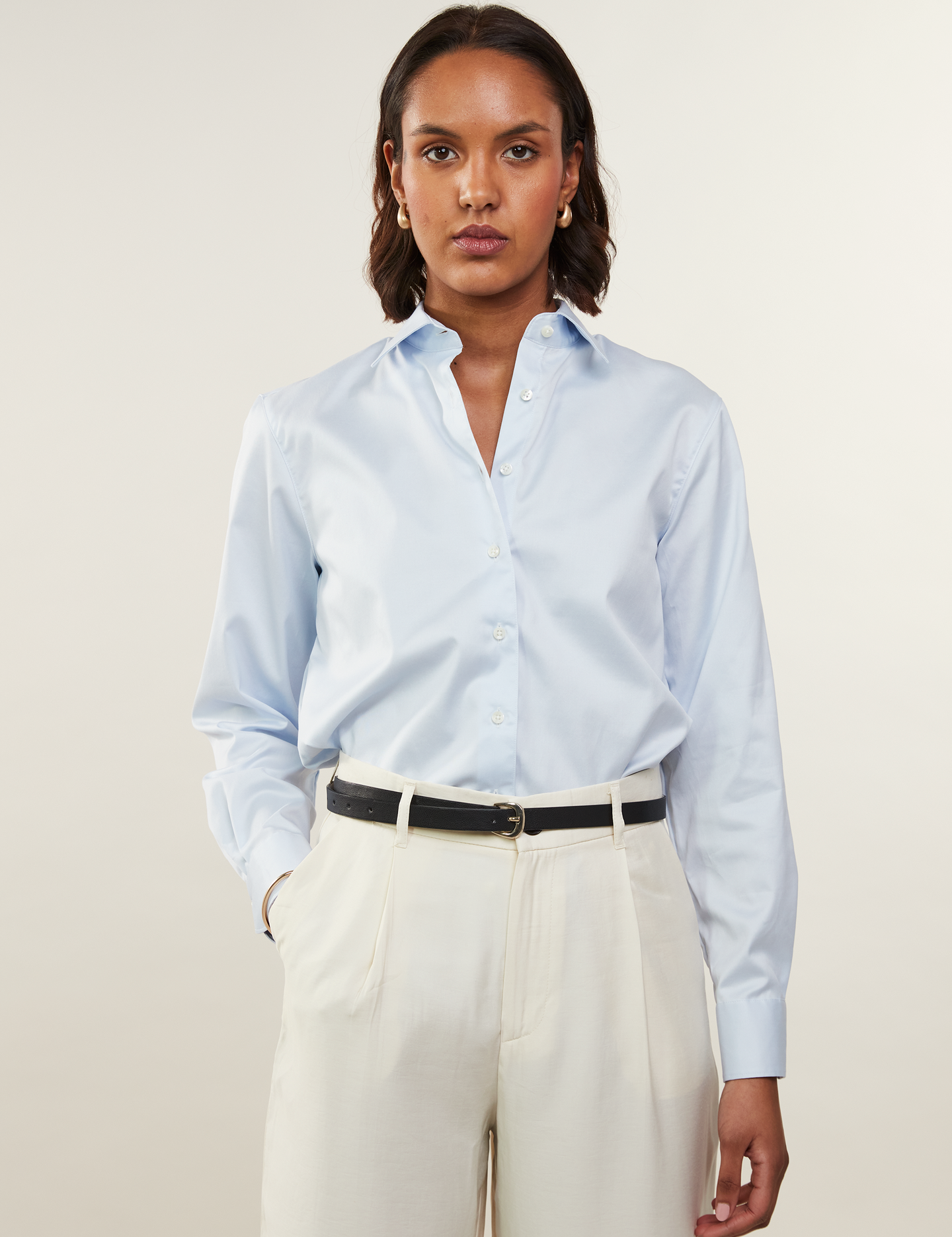 Stenströms Siri Shirt 100 Light Blue