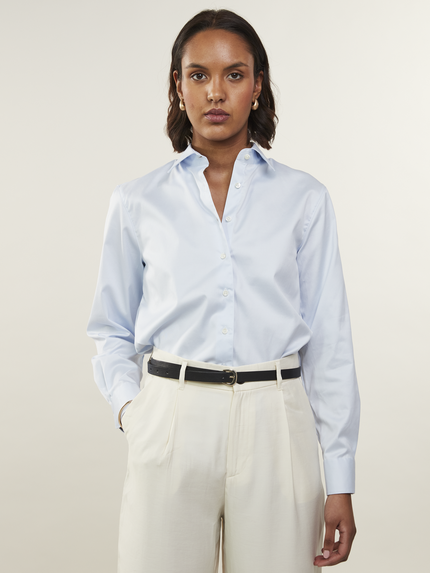 Stenströms Siri Shirt 100 Light Blue