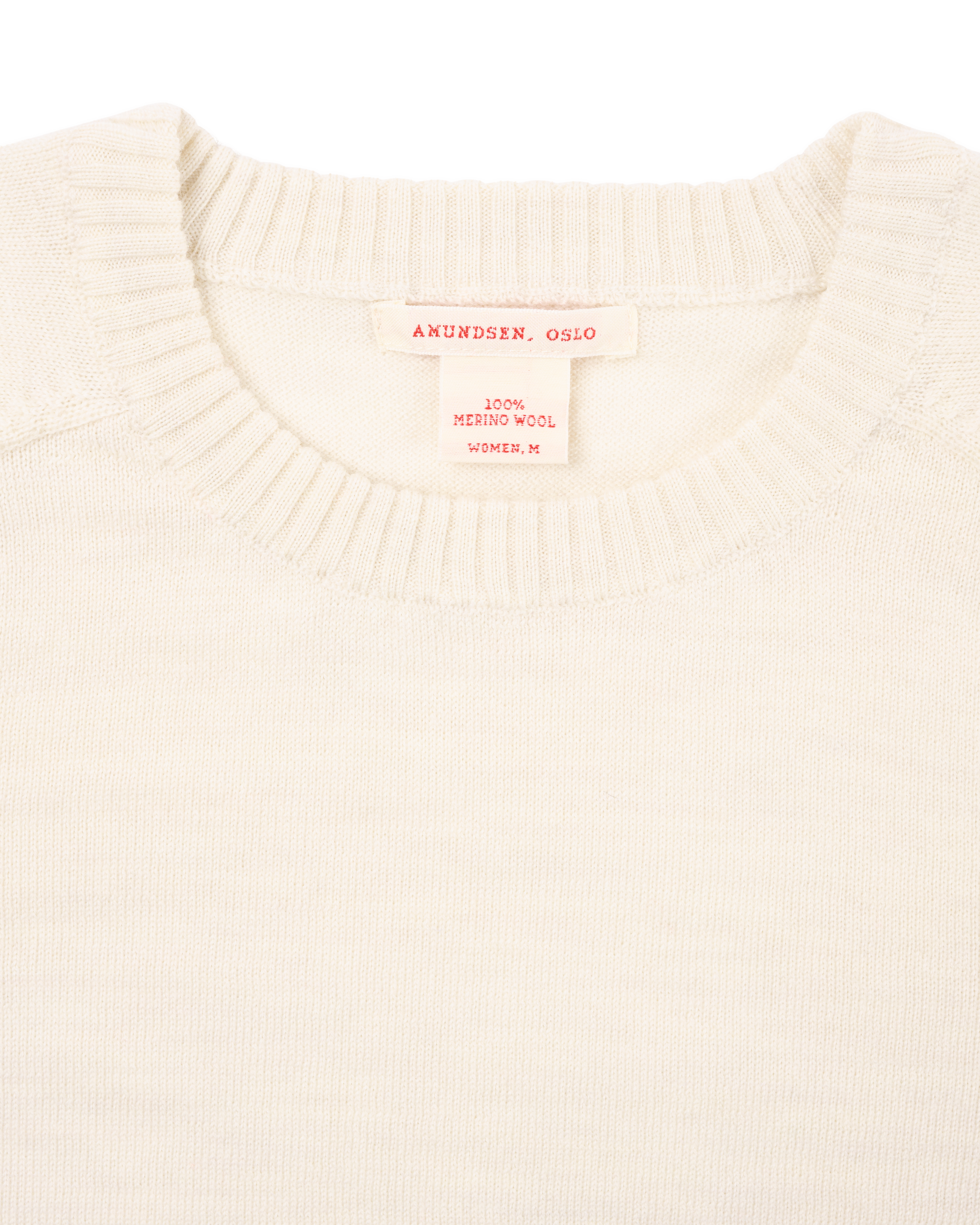 Amundsen Peak Crew Neck Womens Oatmeal