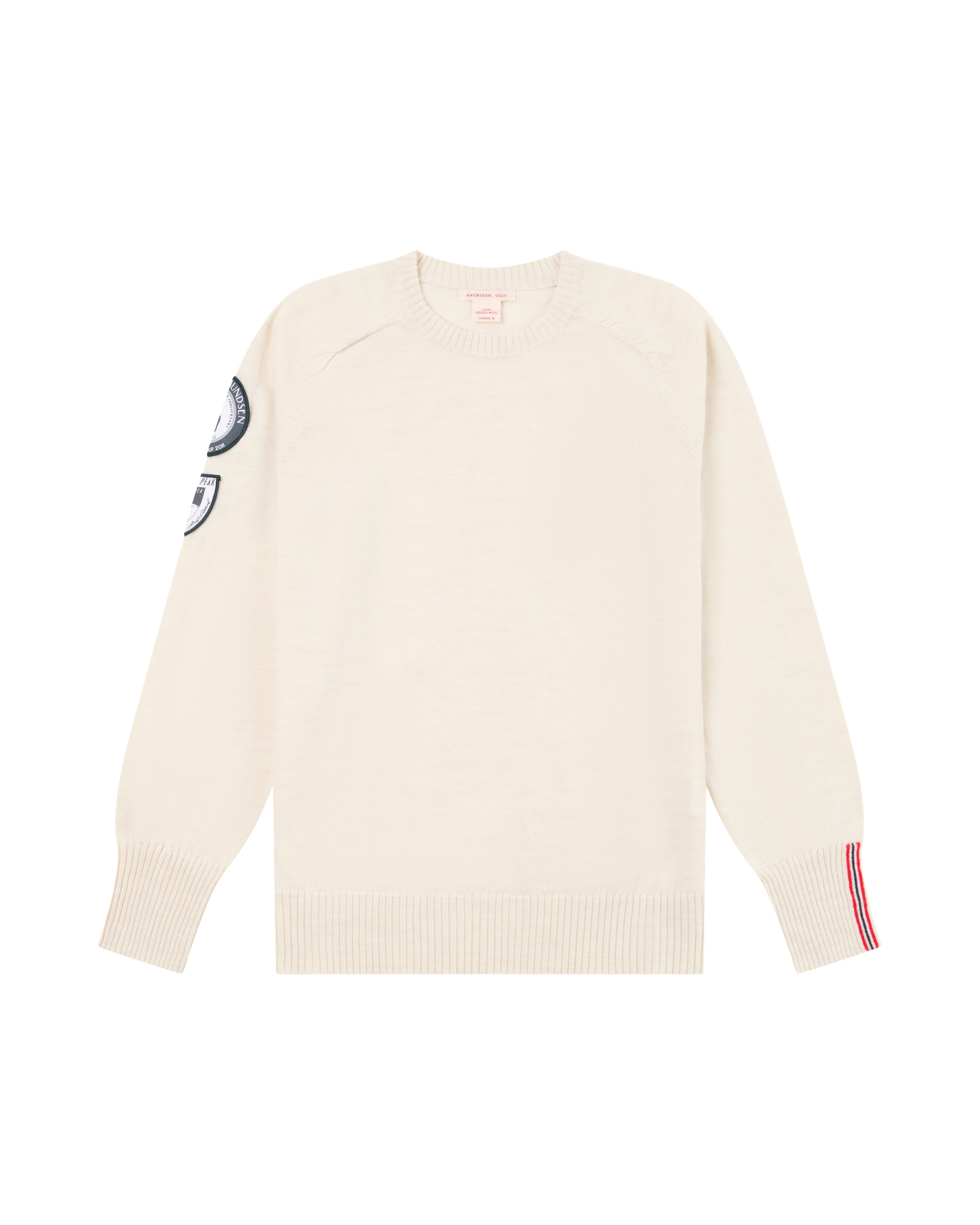 Amundsen Peak Crew Neck Womens Oatmeal