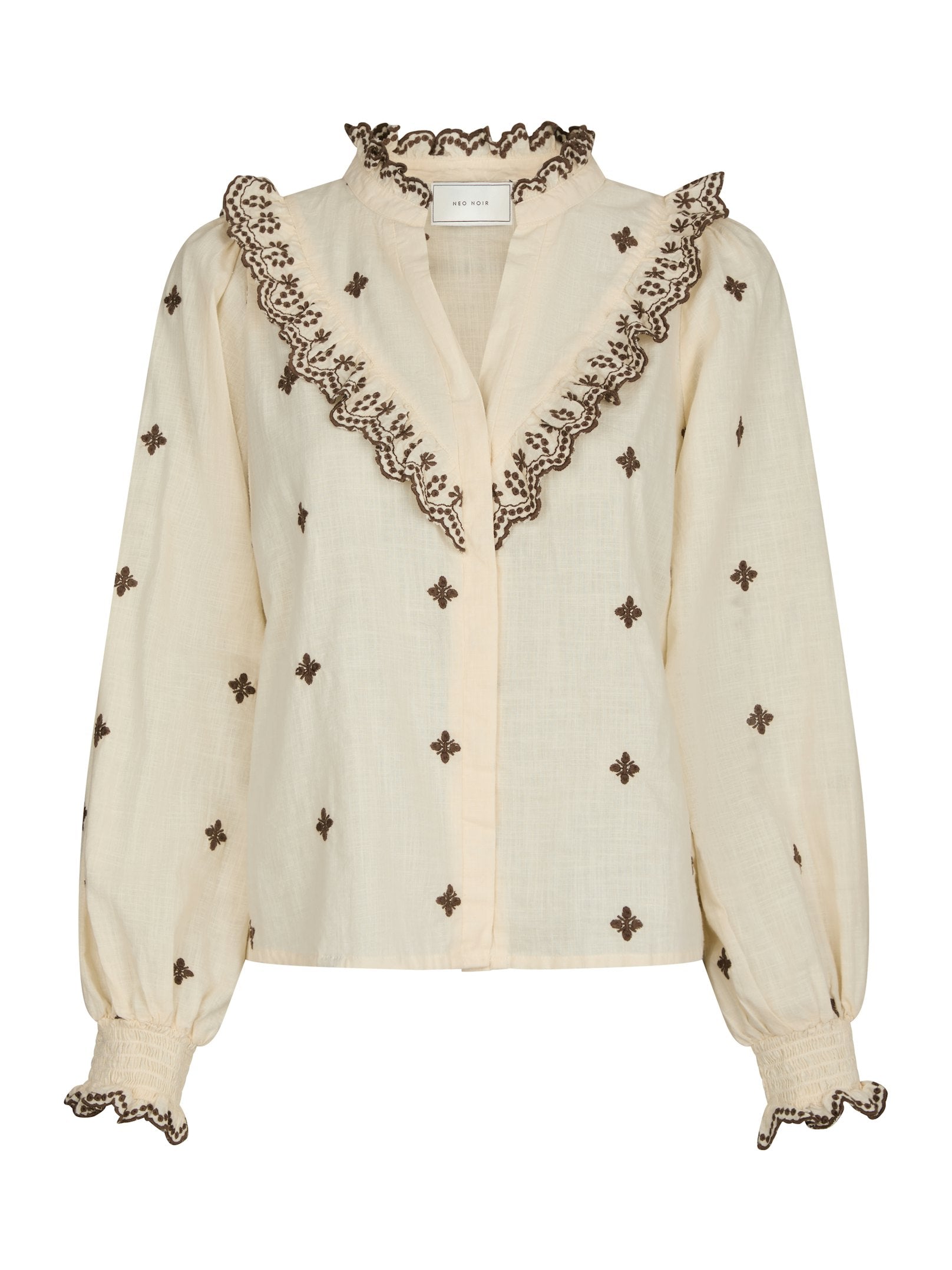 DEGAS BLOUSE 432 LIGHT YELLOW/BROWN