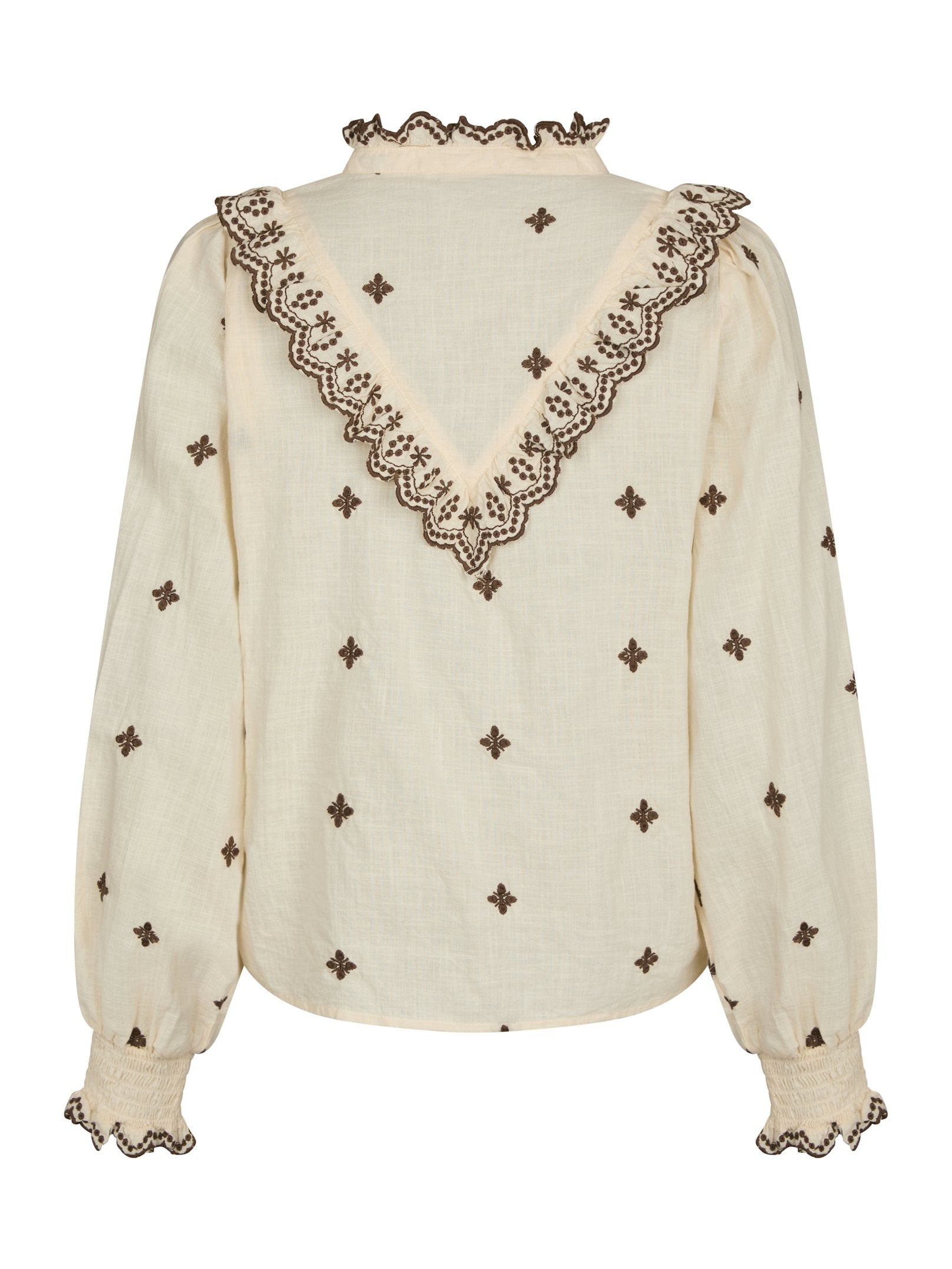 DEGAS BLOUSE 432 LIGHT YELLOW/BROWN