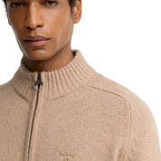 BARBOUR - NEWTON HALF ZIP UP KNITTED JUMPER