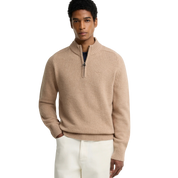 BARBOUR - NEWTON HALF ZIP UP KNITTED JUMPER