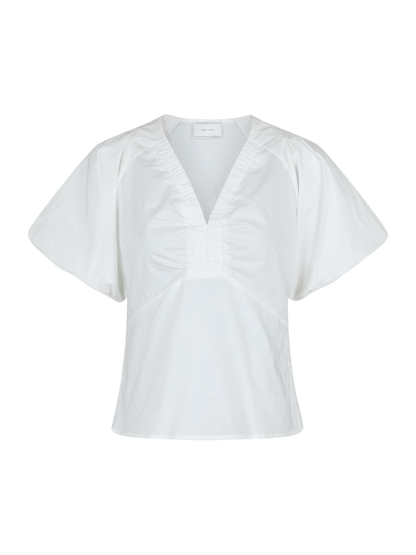 IRINA POPLIN BLOUSE 120 WHITE