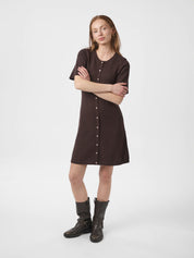 Elise Knit Dress – 210 BROWN