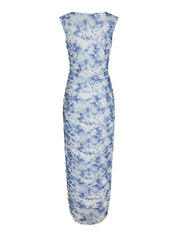 Corilina Long Mesh Dress – 145 LIGHT BLUE