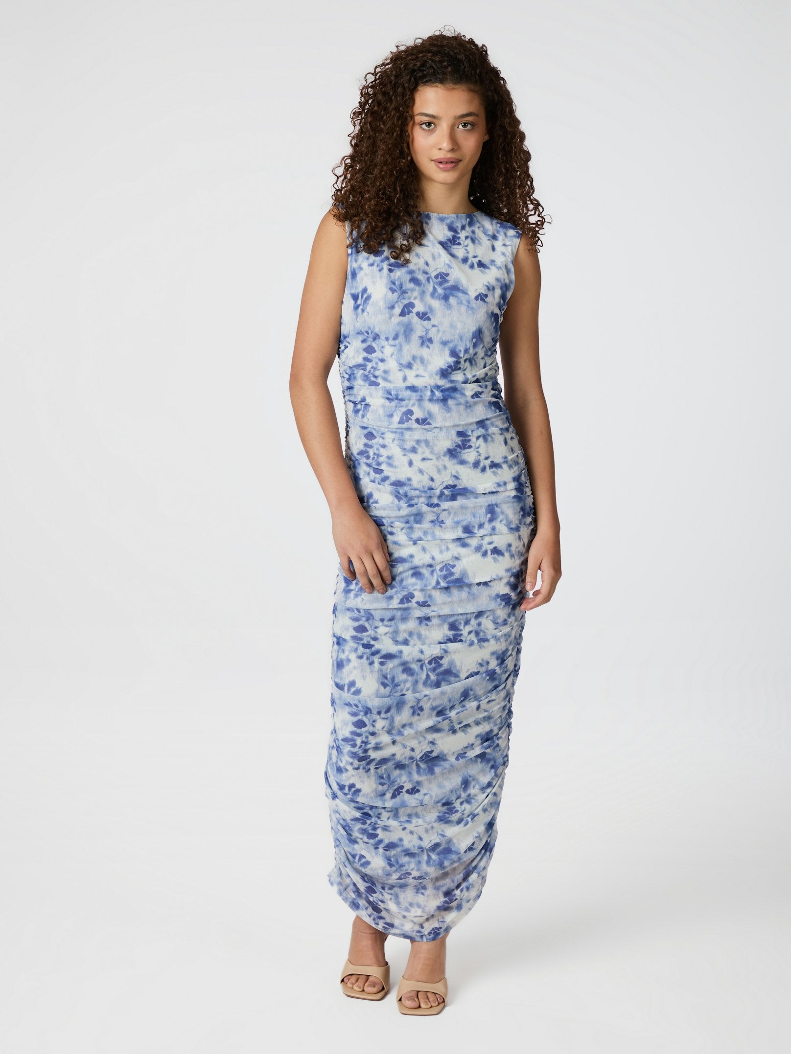 Corilina Long Mesh Dress – 145 LIGHT BLUE