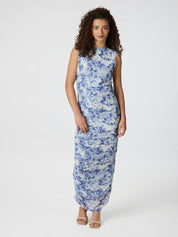 Corilina Long Mesh Dress – 145 LIGHT BLUE