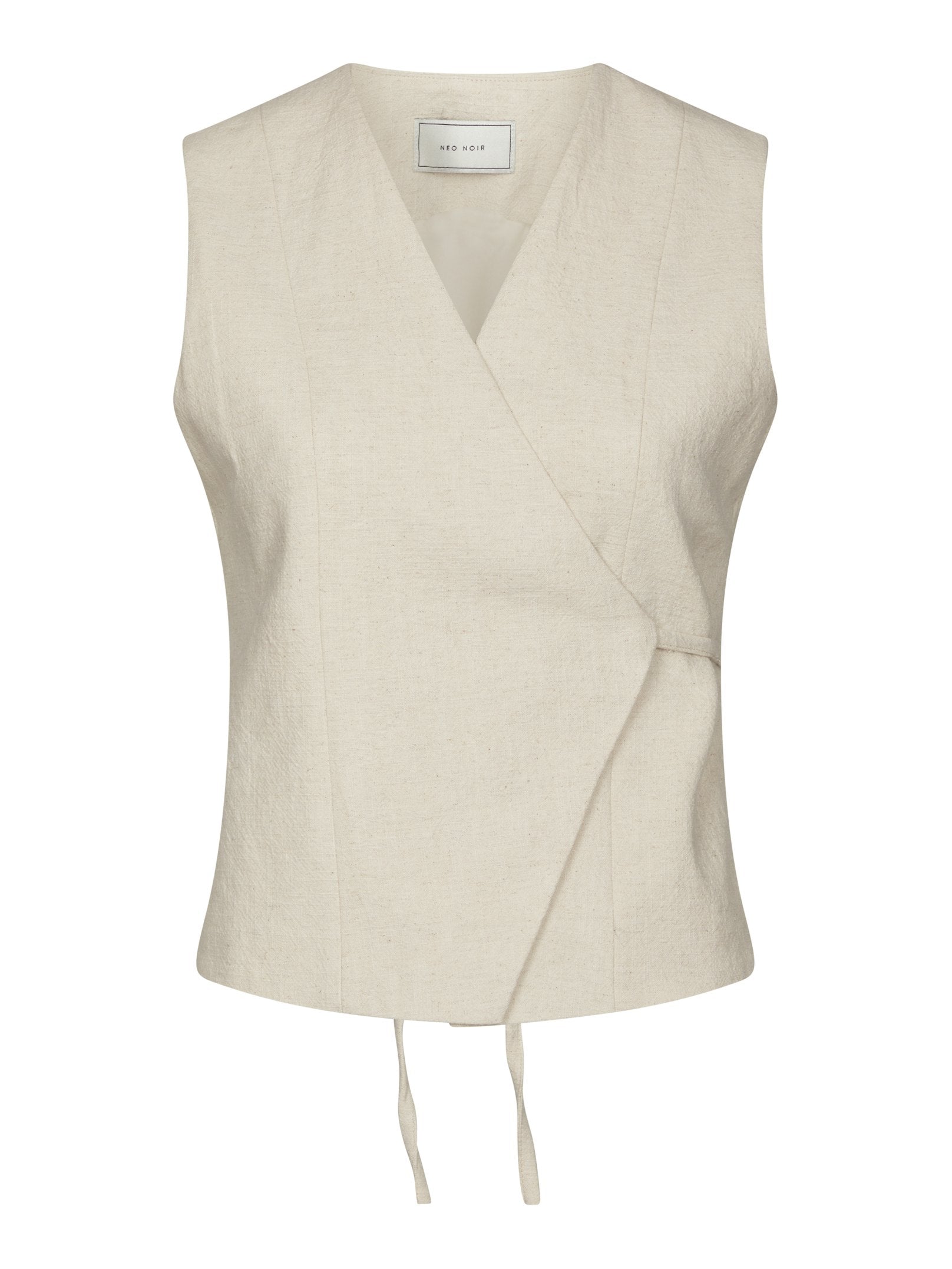 Samara Ramie Waistcoat – 815 NATURAL