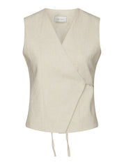 Samara Ramie Waistcoat – 815 NATURAL
