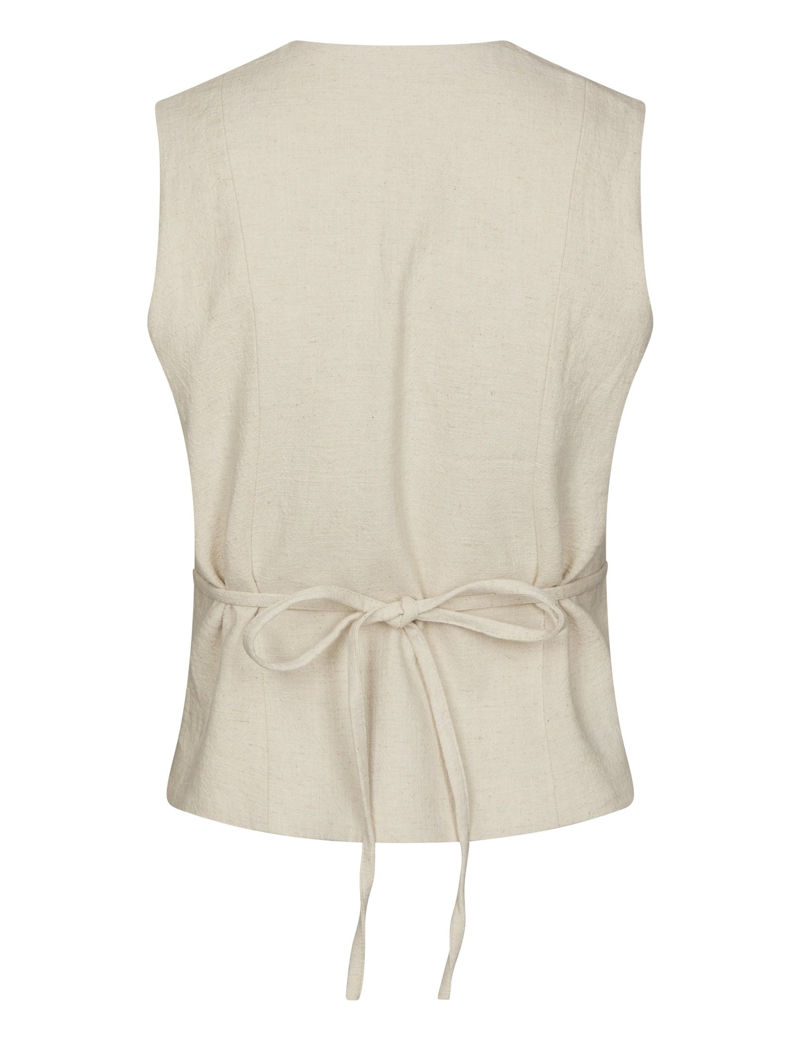 Samara Ramie Waistcoat – 815 NATURAL