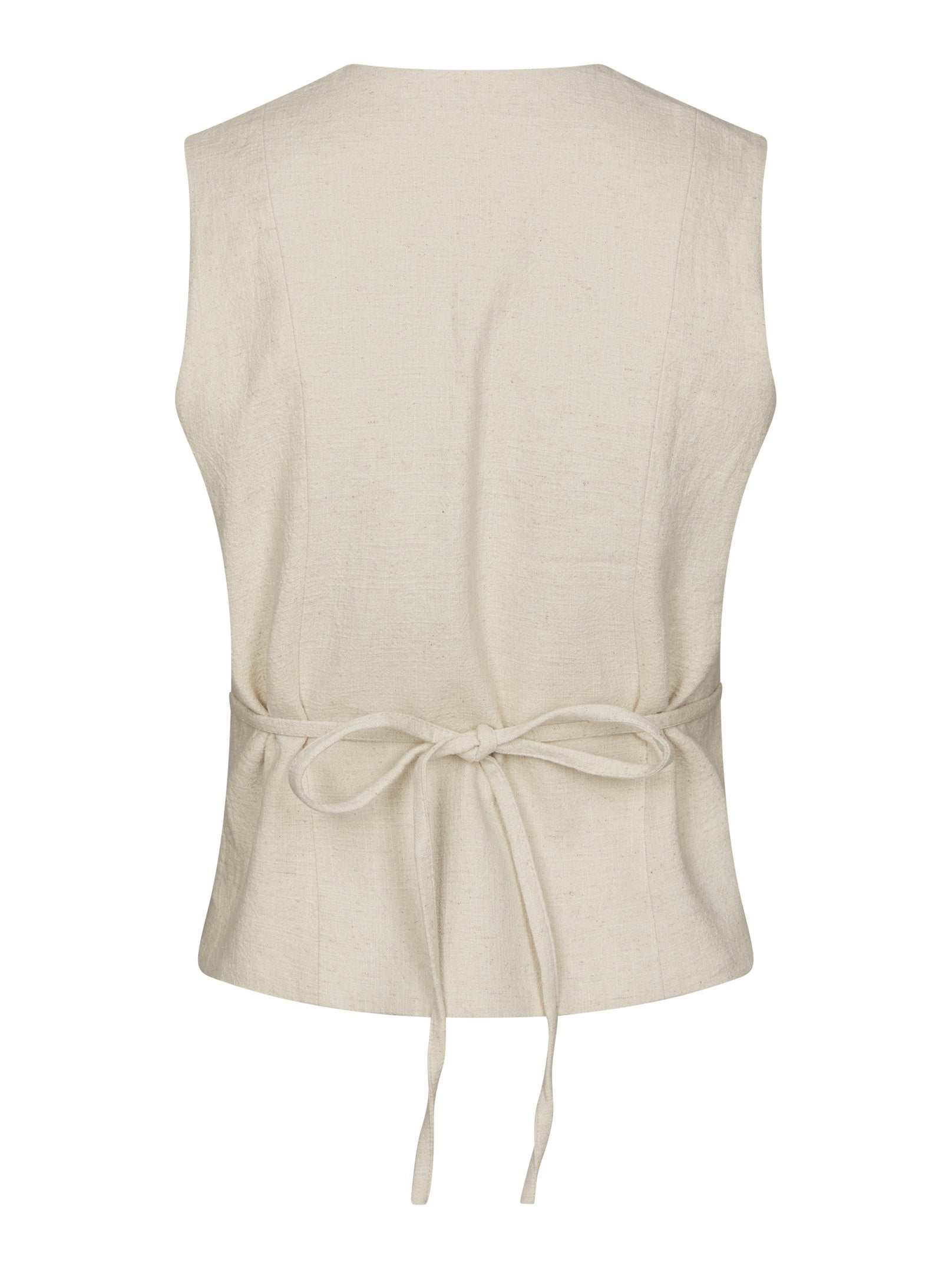 Samara Ramie Waistcoat – 815 NATURAL