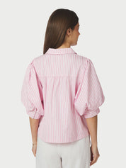 ETTA SOFT STRIPE STONE SHIRT 754 LIGHT PINK