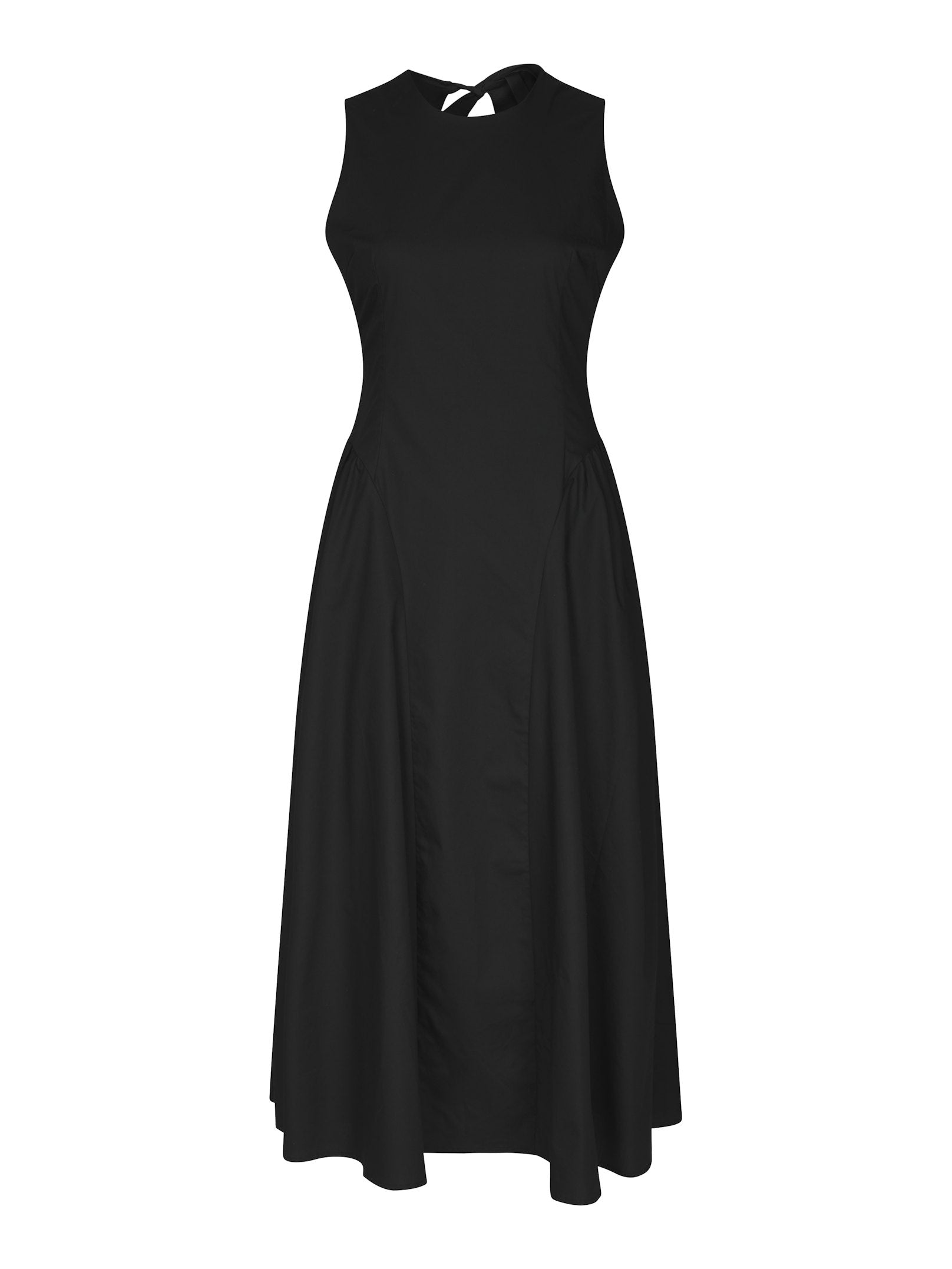 Zora Poplin Dress – 100 BLACK