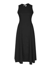 Zora Poplin Dress – 100 BLACK