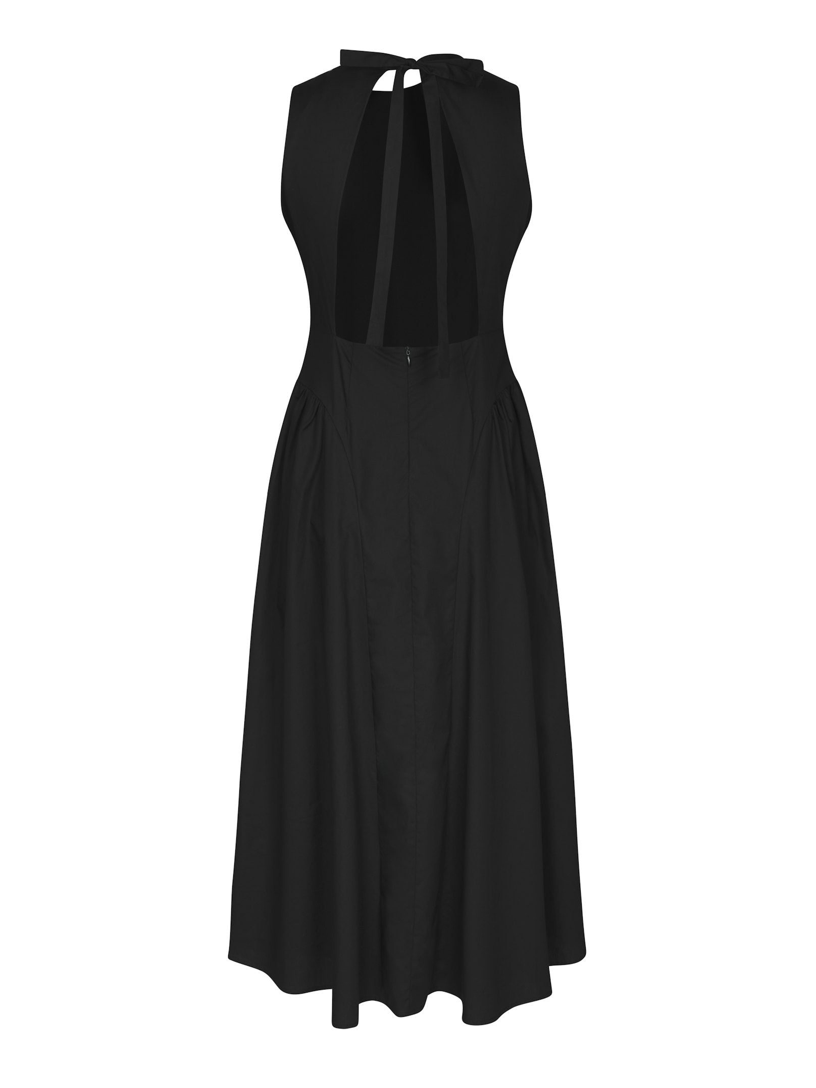 Zora Poplin Dress – 100 BLACK