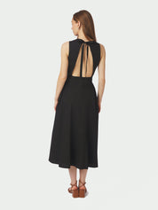 Zora Poplin Dress – 100 BLACK