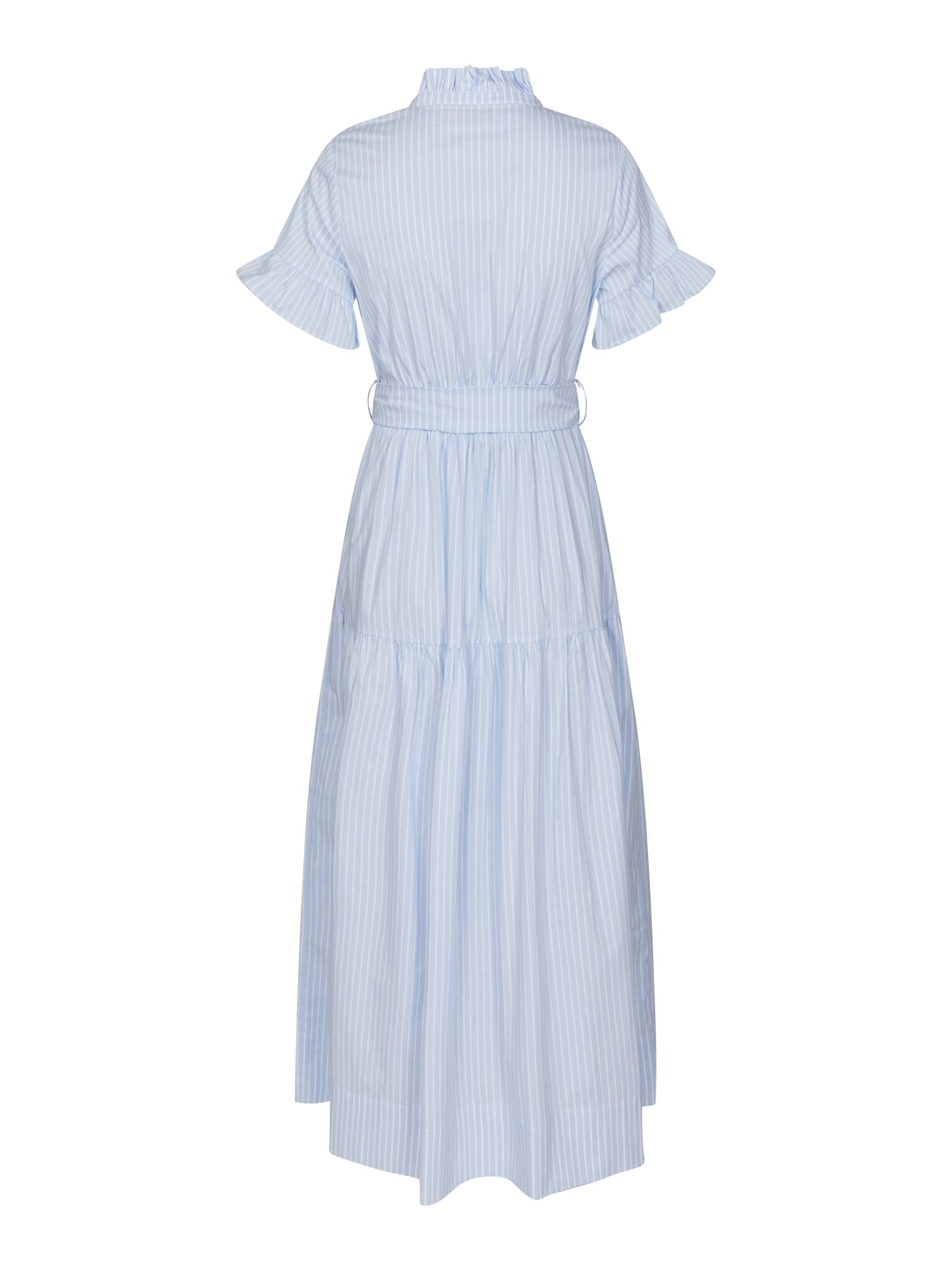 NELLIE SOFT STRIPE DRESS 145 LIGHT BLUE