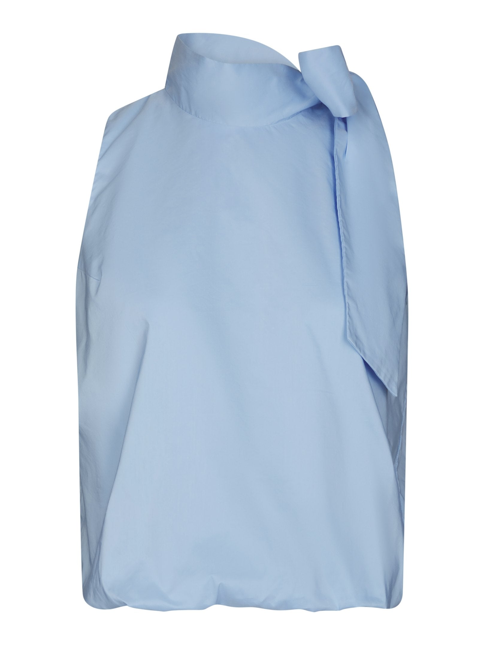 VEDA POPLIN TOP 145 LIGHT BLUE