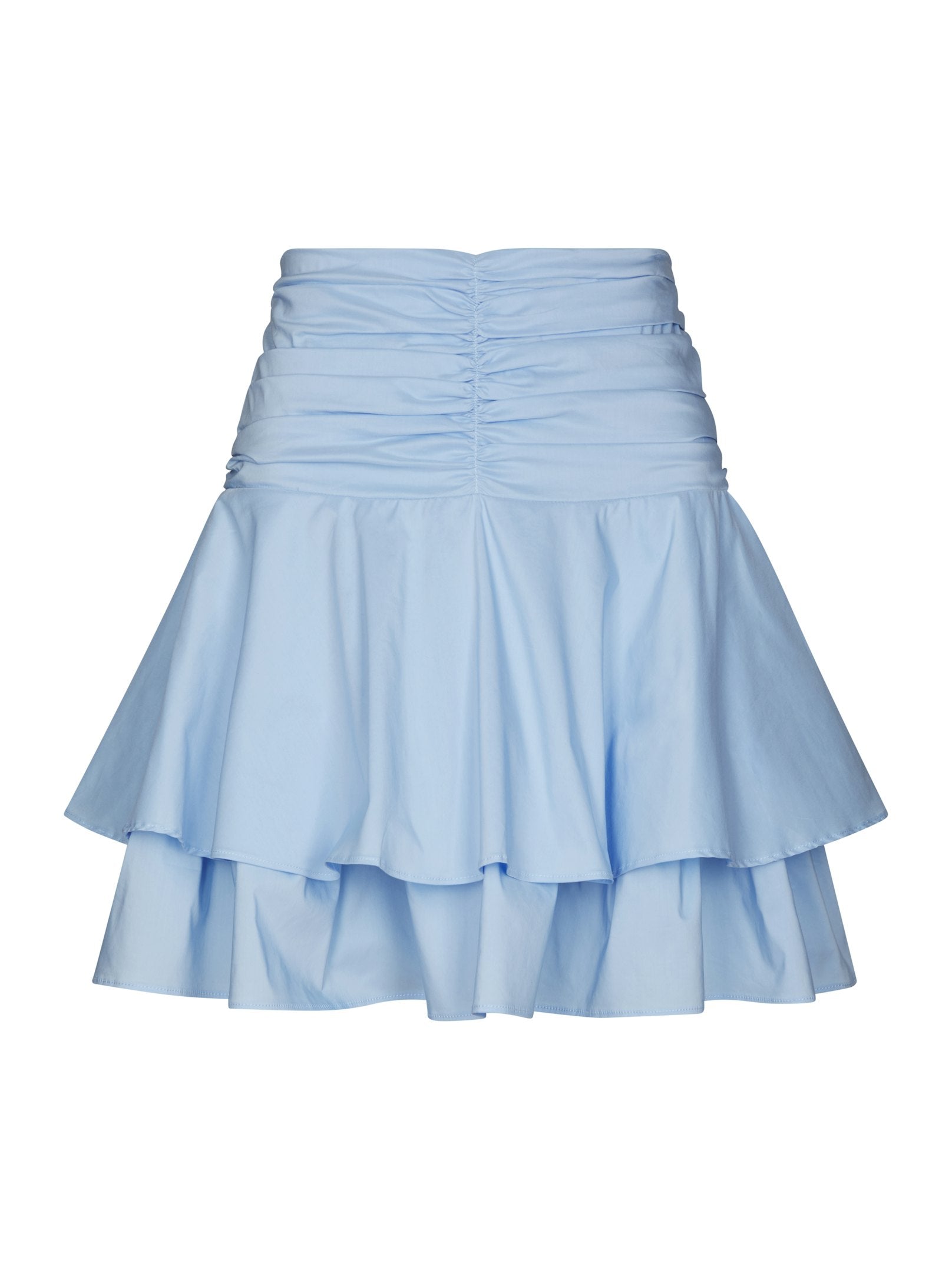 JANIE POPLIN SKIRT 145 LIGHT BLUE