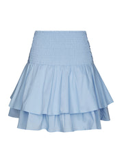 JANIE POPLIN SKIRT 145 LIGHT BLUE