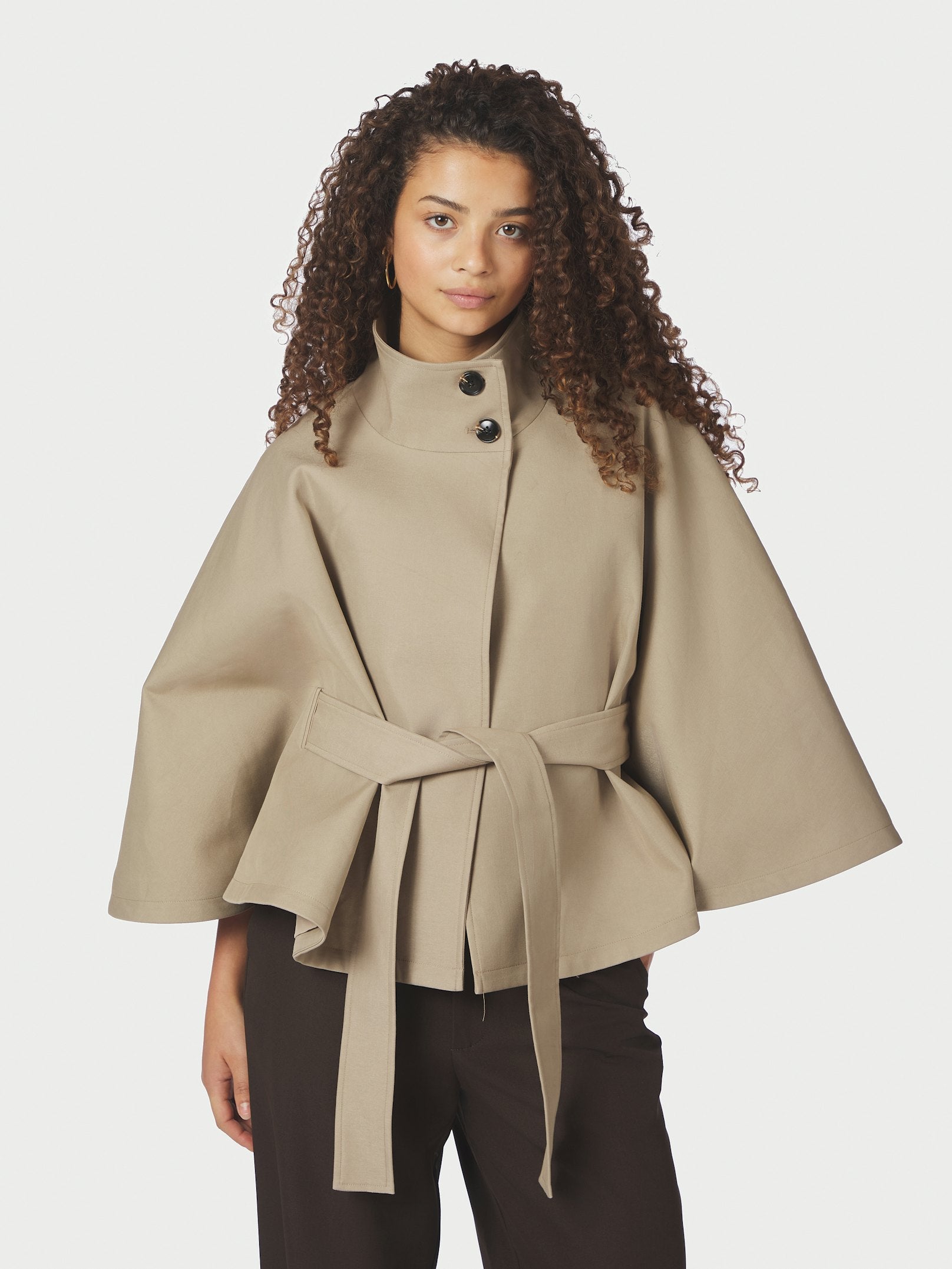 Zanna Trench Cape – 213 SAND