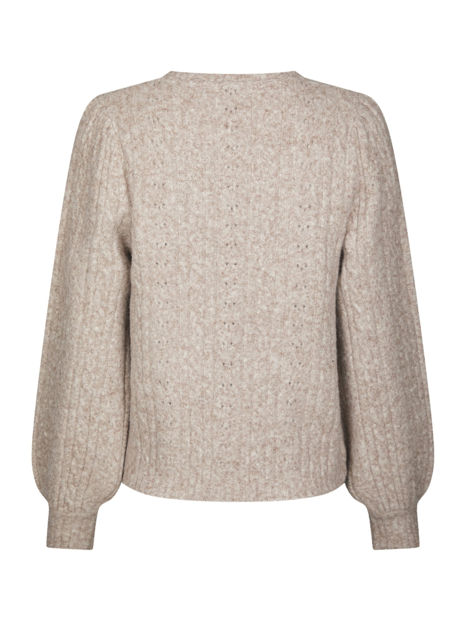 Koteas Cable Knit Cardigan – BEIGE MELANGE