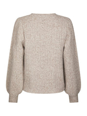 Koteas Cable Knit Cardigan – BEIGE MELANGE