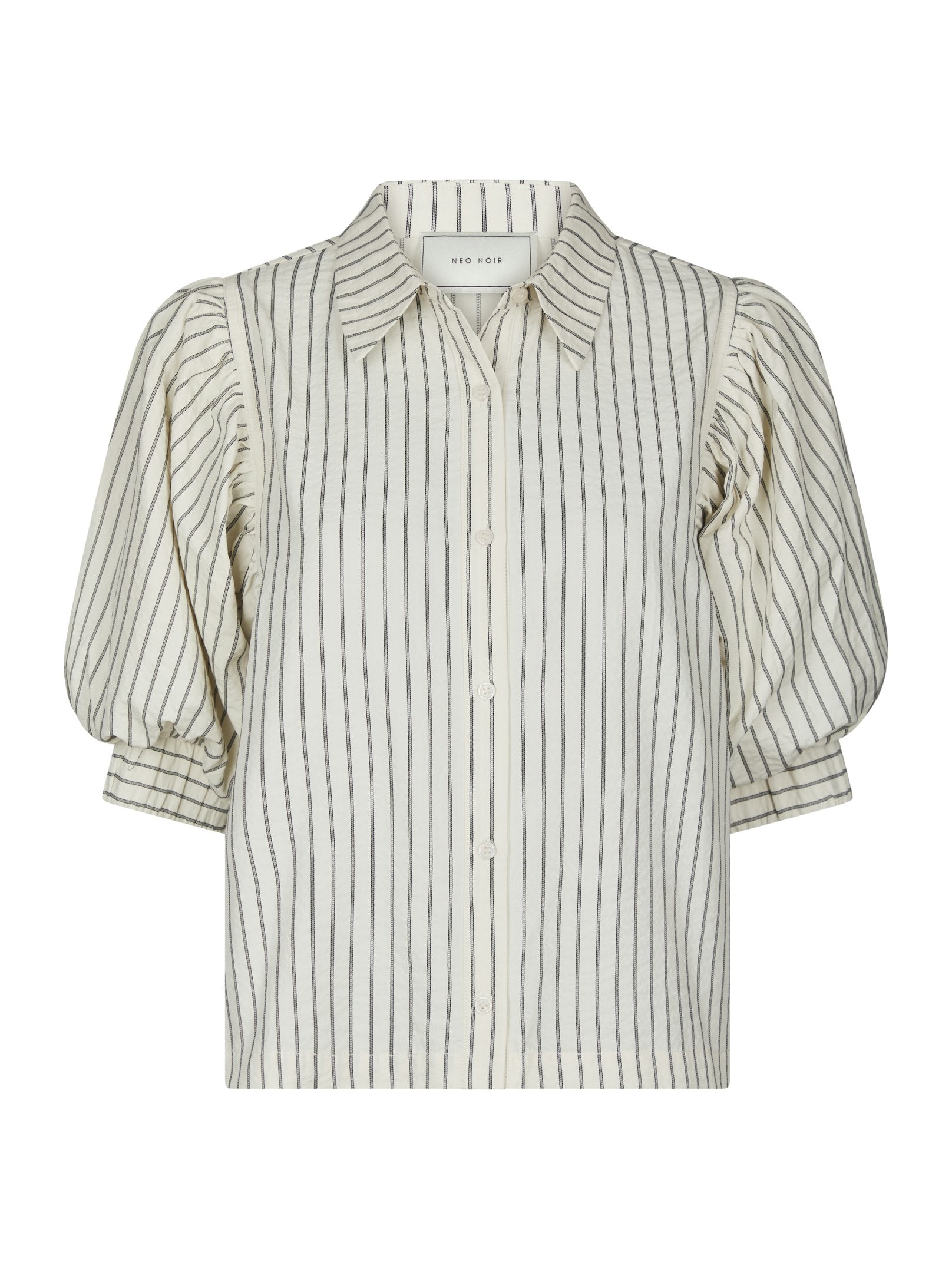 Etta Slim Stripe Shirt – 121 OFFWHITE