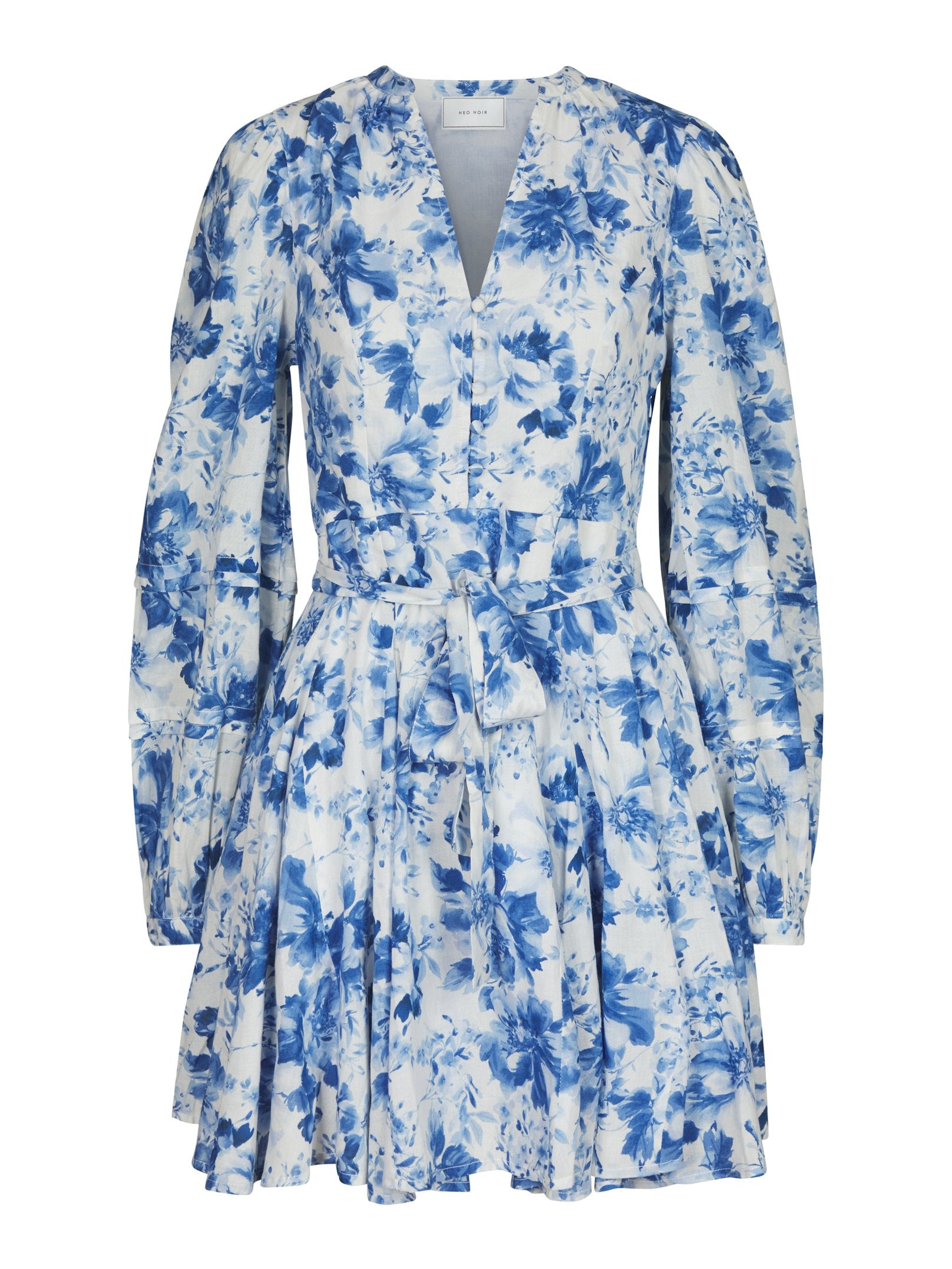 MARISE PRINT DRESS 145 LIGHT BLUE