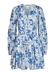 MARISE PRINT DRESS 145 LIGHT BLUE