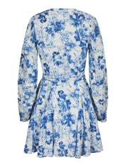 MARISE PRINT DRESS 145 LIGHT BLUE