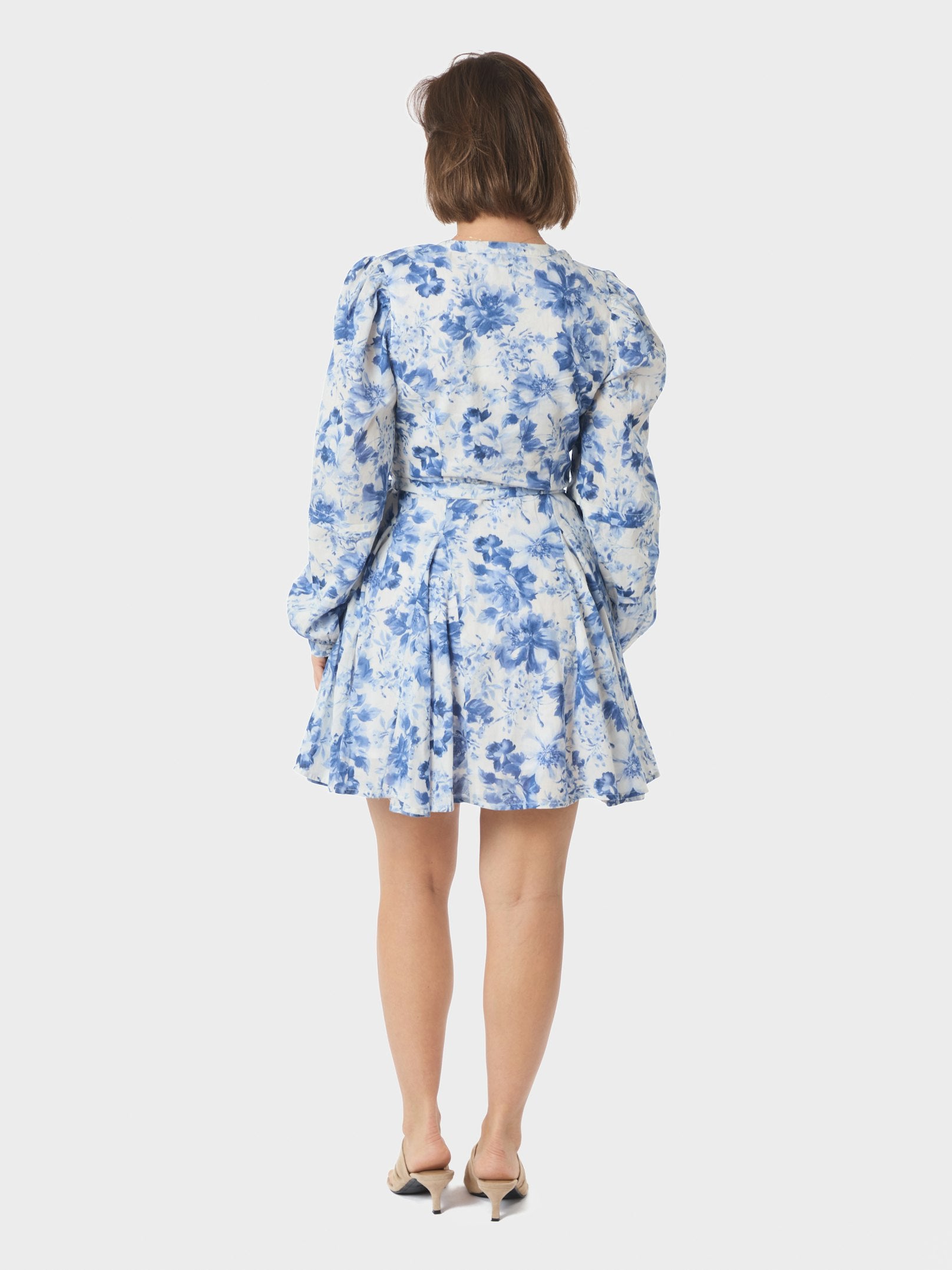 MARISE PRINT DRESS 145 LIGHT BLUE