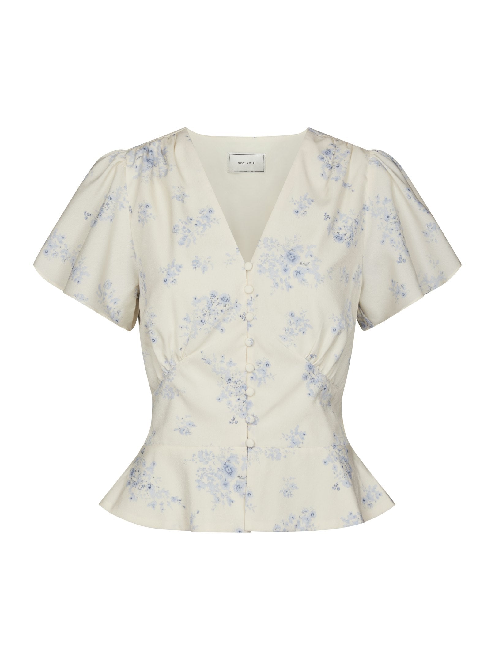Jasmin Delicate Flower Blouse – 122 CREME